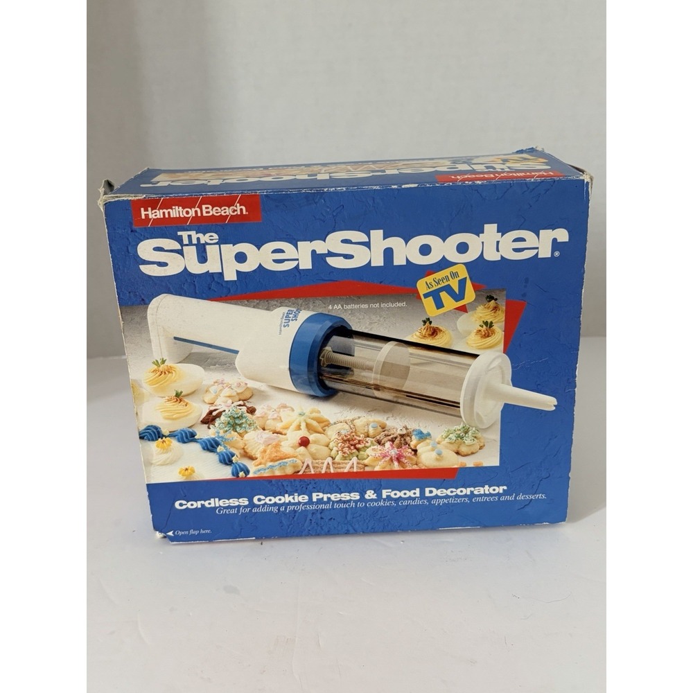 Hamilton Beach The Super Shooter Cordless Cookie Press Food Decorator 80000
